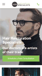 Mobile Screenshot of hairrestorationspecialists.com